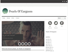 Tablet Screenshot of pearlsofeargasm.com